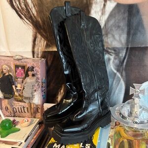 Jeffrey Campbell night rider boots